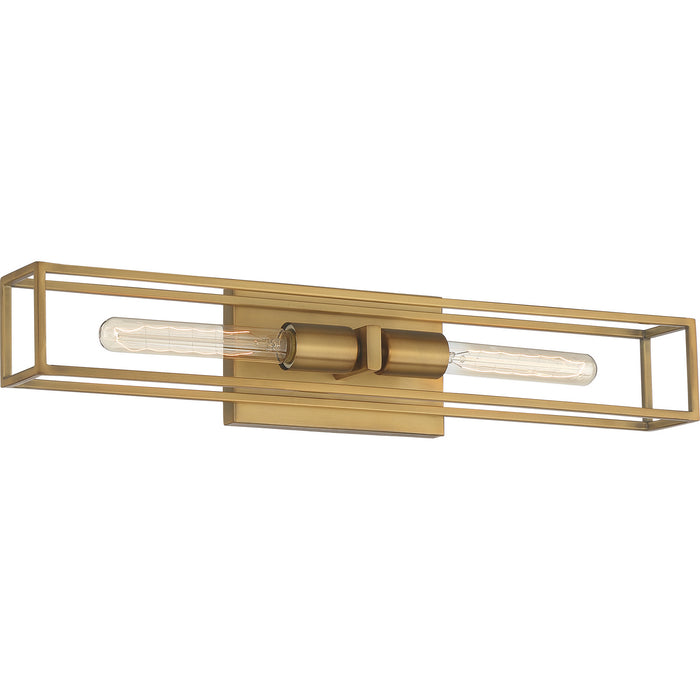 Myhouse Lighting Quoizel - LGN8624WS - Two Light Bath - Leighton - Weathered Brass