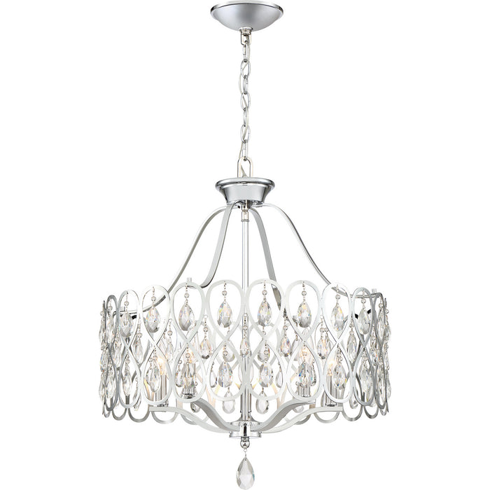 Myhouse Lighting Quoizel - LUL5022C - Five Light Chandelier - Lulu - Polished Chrome