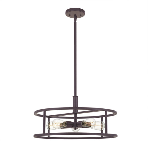 Myhouse Lighting Quoizel - NHR2820WT - Five Light Pendant - New Harbor - Western Bronze