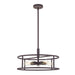 Myhouse Lighting Quoizel - NHR2820WT - Five Light Pendant - New Harbor - Western Bronze