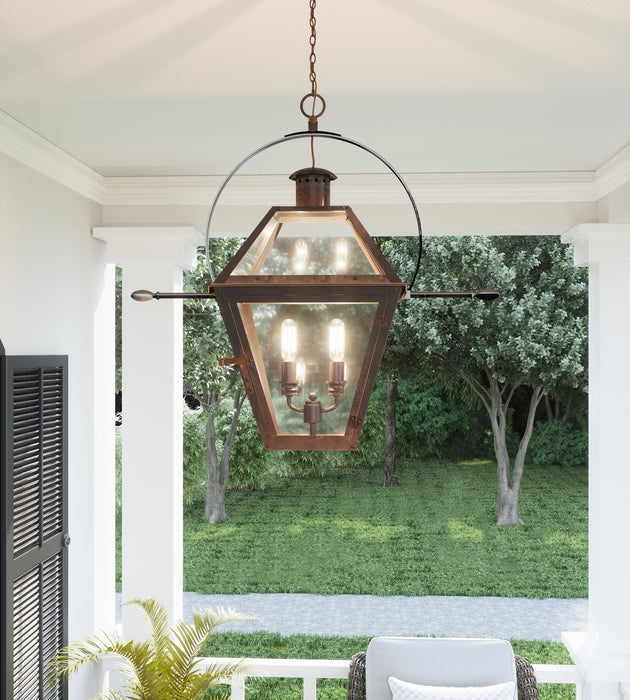 Myhouse Lighting Quoizel - RO1911IZ - Two Light Outdoor Hanging Lantern - Rue De Royal - Industrial Bronze