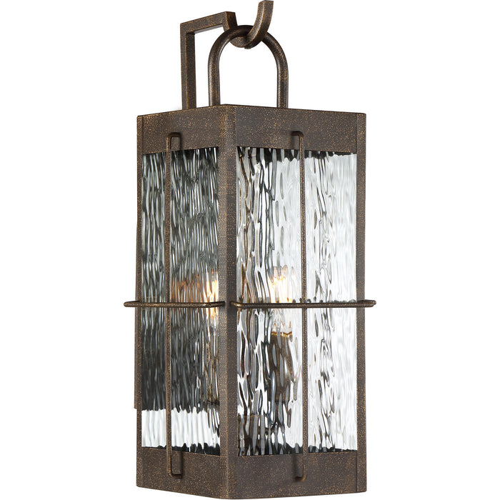 Myhouse Lighting Quoizel - WAR8408GZ - Two Light Outdoor Wall Lantern - Ward - Gilded Bronze