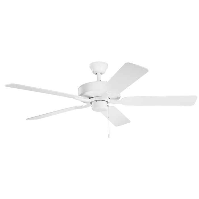 Myhouse Lighting Kichler - 330015MWH - 52"Ceiling Fan - Basics Pro Patio - Matte White