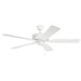 Myhouse Lighting Kichler - 330015MWH - 52"Ceiling Fan - Basics Pro Patio - Matte White