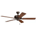 Myhouse Lighting Kichler - 330015SNB - 52"Ceiling Fan - Basics Pro Patio - Satin Natural Bronze