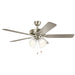 Myhouse Lighting Kichler - 330016NI - 52"Ceiling Fan - Basics Pro Premier - Brushed Nickel