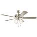 Myhouse Lighting Kichler - 330016NIS - 52"Ceiling Fan - Basics Pro Premier - Brushed Nickel