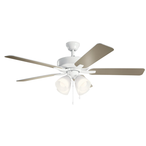 Myhouse Lighting Kichler - 330016WH - 52"Ceiling Fan - Basics Pro Premier - White