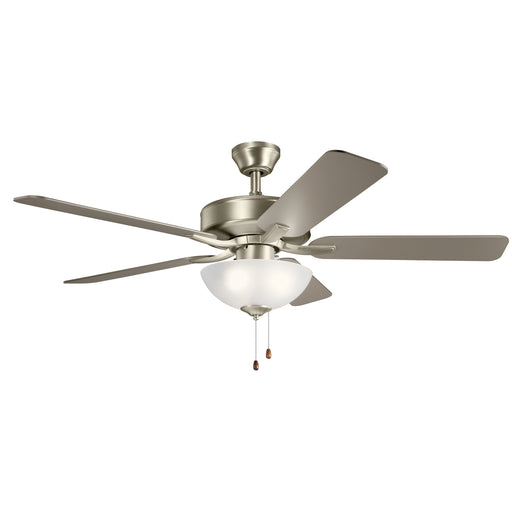 Myhouse Lighting Kichler - 330017NI - 52"Ceiling Fan - Basics Pro Select - Brushed Nickel