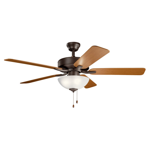 Myhouse Lighting Kichler - 330017SNB - 52"Ceiling Fan - Basics Pro Select - Satin Natural Bronze