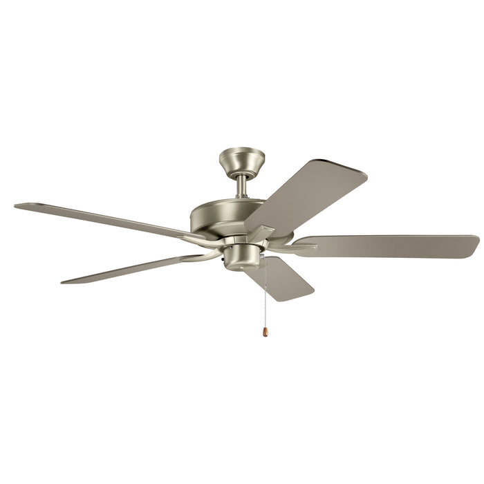 Myhouse Lighting Kichler - 330018NI - 52"Ceiling Fan - Basics Pro - Brushed Nickel