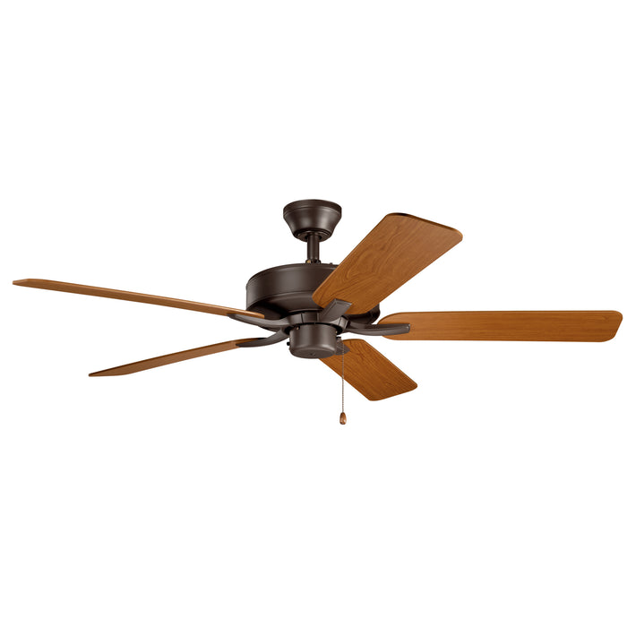 Myhouse Lighting Kichler - 330018SNB - 52"Ceiling Fan - Basics Pro - Satin Natural Bronze