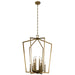 Myhouse Lighting Kichler - 43496NBR - 12 Light Foyer Chandelier - Abbotswell - Natural Brass