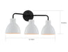 Myhouse Lighting Nuvo Lighting - 60-6786 - Three Light Vanity - Sloan - Matte Black