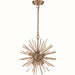 Myhouse Lighting Nuvo Lighting - 60-6992 - Six Light Chandelier - Cirrus - Vintage Brass