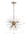 Myhouse Lighting Nuvo Lighting - 60-6992 - Six Light Chandelier - Cirrus - Vintage Brass