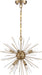 Myhouse Lighting Nuvo Lighting - 60-6992 - Six Light Chandelier - Cirrus - Vintage Brass