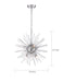 Myhouse Lighting Nuvo Lighting - 60-6993 - Eight Light Chandelier - Cirrus - Polished Nickel