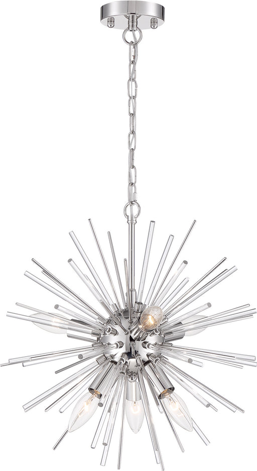 Myhouse Lighting Nuvo Lighting - 60-6993 - Eight Light Chandelier - Cirrus - Polished Nickel