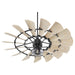 Myhouse Lighting Quorum - 196015-69 - 60"Patio Fan - Windmill - Textured Black