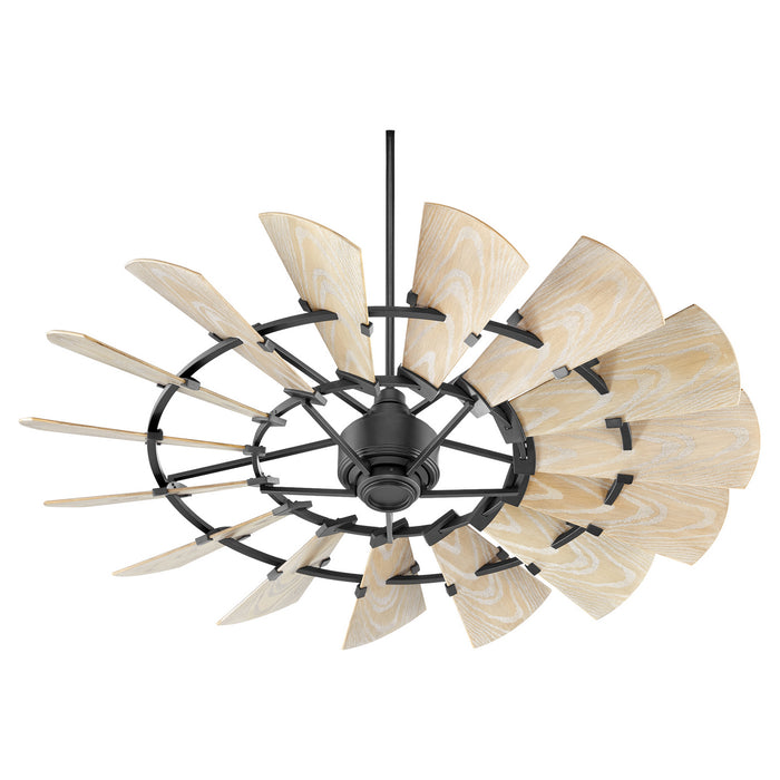 Myhouse Lighting Quorum - 196015-69 - 60"Patio Fan - Windmill - Textured Black