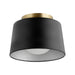 Myhouse Lighting Quorum - 3003-11-69 - One Light Ceiling Mount - 3003 Ceiling Mounts - Textured Black