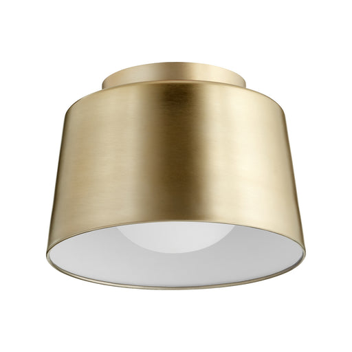 Myhouse Lighting Quorum - 3003-11-80 - One Light Ceiling Mount - 3003 Ceiling Mounts - Aged Brass