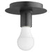 Myhouse Lighting Quorum - 322-69 - One Light Ceiling Mount - Keyless - Textured Black