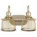 Myhouse Lighting Quorum - 5212-2-80 - Two Light Vanity - Omni - Aged Brass