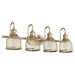 Myhouse Lighting Quorum - 5212-4-80 - Four Light Vanity - Omni - Aged Brass