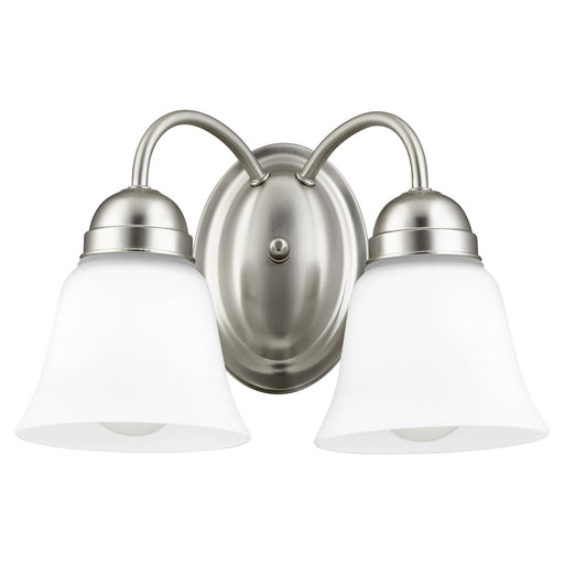 Myhouse Lighting Quorum - 5404-2-65 - Two Light Wall Mount - 5404 Lighting Series - Satin Nickel