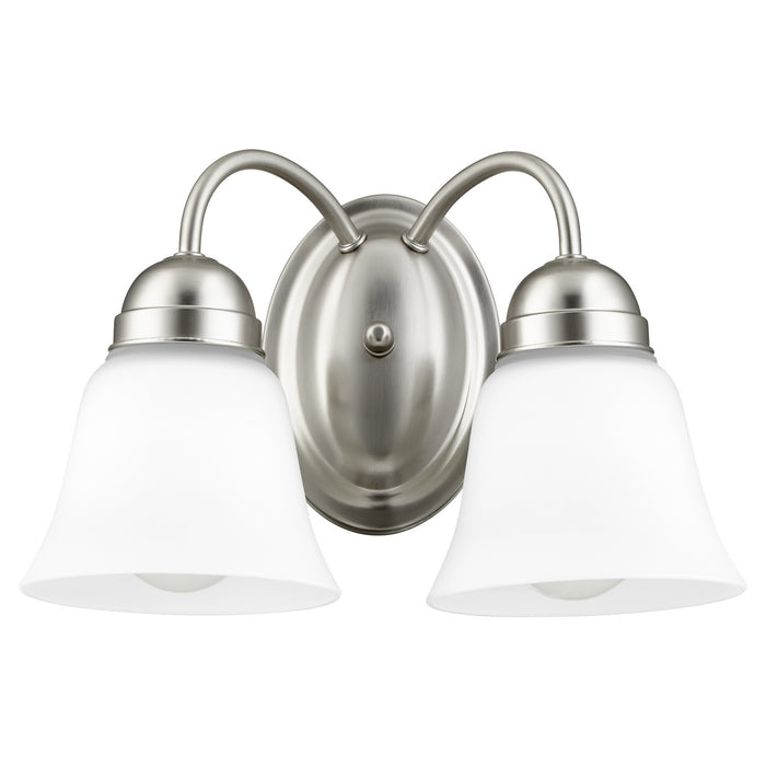 Myhouse Lighting Quorum - 5404-2-65 - Two Light Wall Mount - 5404 Lighting Series - Satin Nickel