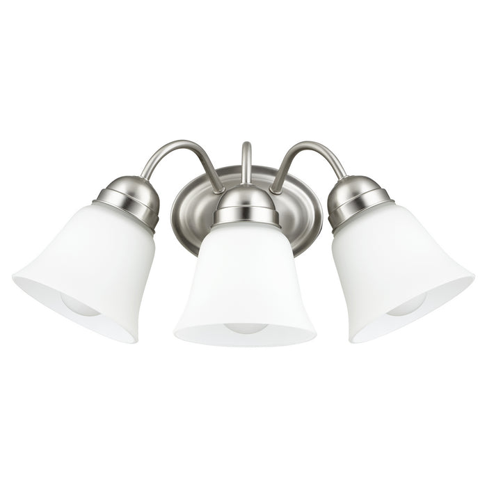 Myhouse Lighting Quorum - 5404-3-65 - Three Light Wall Mount - 5404 Lighting Series - Satin Nickel