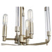 Myhouse Lighting Quorum - 6114-3-80 - Three Light Pendant - Optic - Aged Brass