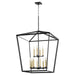 Myhouse Lighting Quorum - 6809-12-69 - 12 Light Entry Pendant - Manor - Textured Black