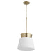 Myhouse Lighting Quorum - 8006-0880 - One Light Pendant - Trapezoids Pendants - Studio White