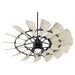 Myhouse Lighting Quorum - 96015-69 - 60"Ceiling Fan - Windmill - Textured Black