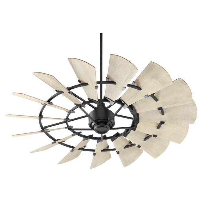 Myhouse Lighting Quorum - 96015-69 - 60"Ceiling Fan - Windmill - Textured Black