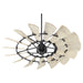 Myhouse Lighting Quorum - 96015-69 - 60"Ceiling Fan - Windmill - Textured Black