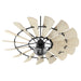 Myhouse Lighting Quorum - 97215-69 - 72"Ceiling Fan - Windmill - Textured Black