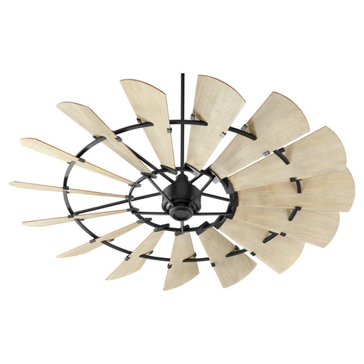 Myhouse Lighting Quorum - 97215-69 - 72"Ceiling Fan - Windmill - Textured Black