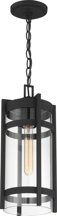 Myhouse Lighting Nuvo Lighting - 60-6574 - One Light Hanging Lantern - Tofino - Textured Black / Clear Glass