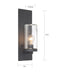 Myhouse Lighting Nuvo Lighting - 60-6578 - One Light Wall Sconce - Indie - Textured Black