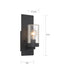 Myhouse Lighting Nuvo Lighting - 60-6579 - One Light Wall Sconce - Indie - Textured Black
