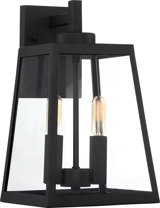 Myhouse Lighting Nuvo Lighting - 60-6582 - Two Light Wall Lantern - Halifax - Matte Black