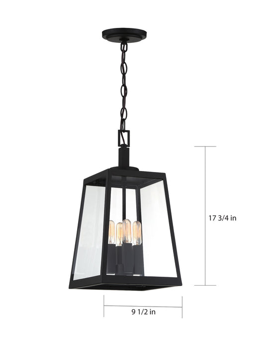 Myhouse Lighting Nuvo Lighting - 60-6584 - Four Light Hanging Lantern - Halifax - Matte Black