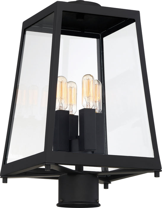 Myhouse Lighting Nuvo Lighting - 60-6585 - Four Light Post Lantern - Halifax - Matte Black