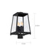 Myhouse Lighting Nuvo Lighting - 60-6585 - Four Light Post Lantern - Halifax - Matte Black