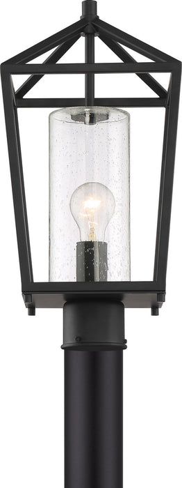 Myhouse Lighting Nuvo Lighting - 60-6595 - One Light Post Lantern - Hopewell - Matte Black