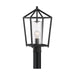 Myhouse Lighting Nuvo Lighting - 60-6595 - One Light Post Lantern - Hopewell - Matte Black